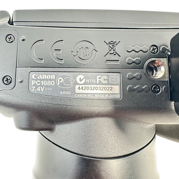 Canon Powershot SX40 HS - PC1680 - 12.1 MP - Tested Works (Man +2 Batt) - Picture 9 of 9